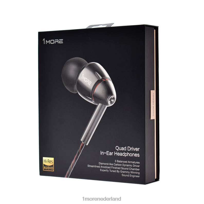 in-ear hoofdtelefoon met vier drivers grijs hoofdtelefoon 8XJ0D23 1MORE