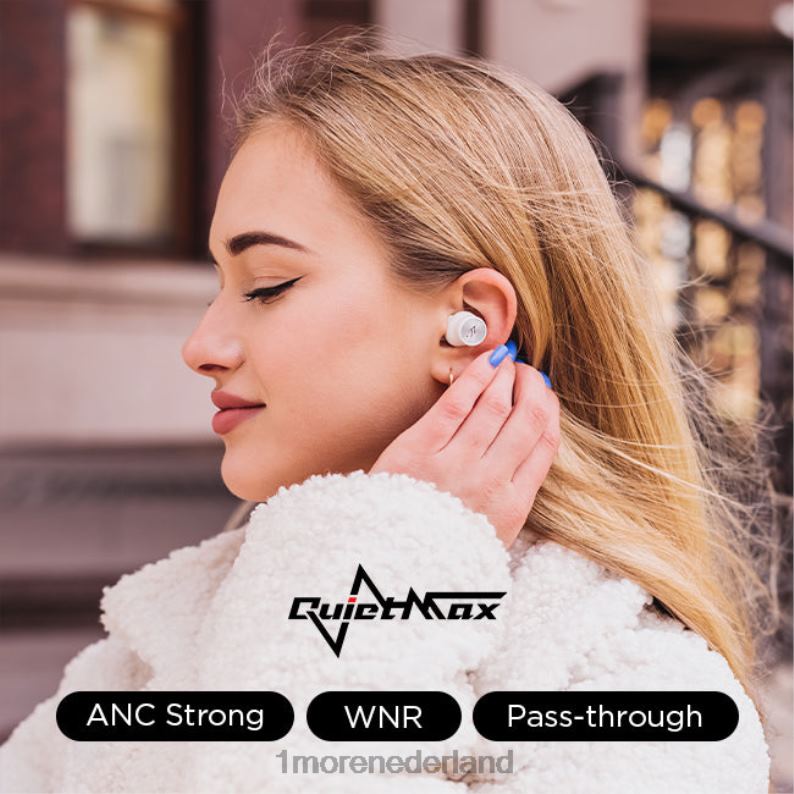 Pistonbuds pro echte draadloze hoofdtelefoon met actieve ruisonderdrukking zwart hoofdtelefoon 8XJ0D15 1MORE