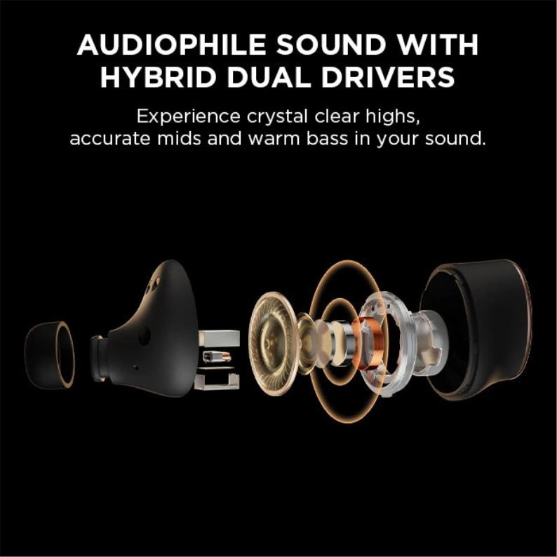 evo echte draadloze hoofdtelefoon met actieve ruisonderdrukking wit hoofdtelefoon 8XJ0D13 1MORE