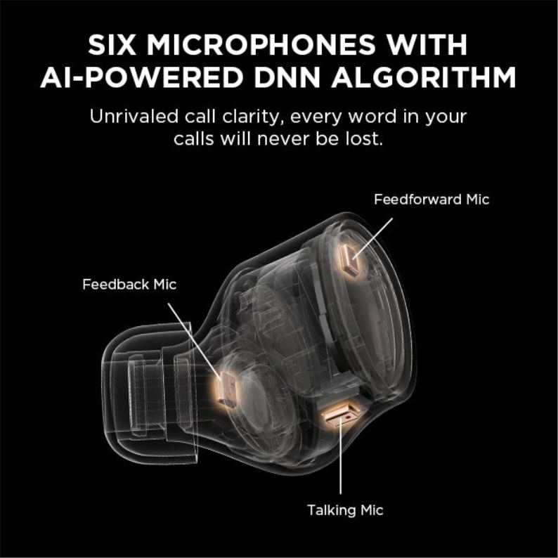 evo echte draadloze hoofdtelefoon met actieve ruisonderdrukking wit hoofdtelefoon 8XJ0D13 1MORE